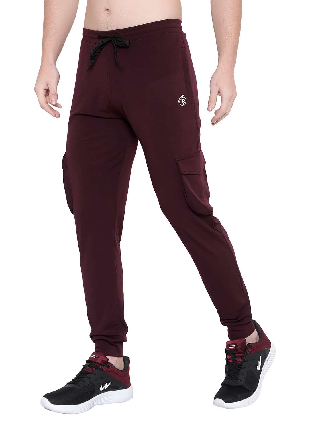 Men Solid Mid Rise Regular Fit Jogger - 22615232 -  Standard Image - 2
