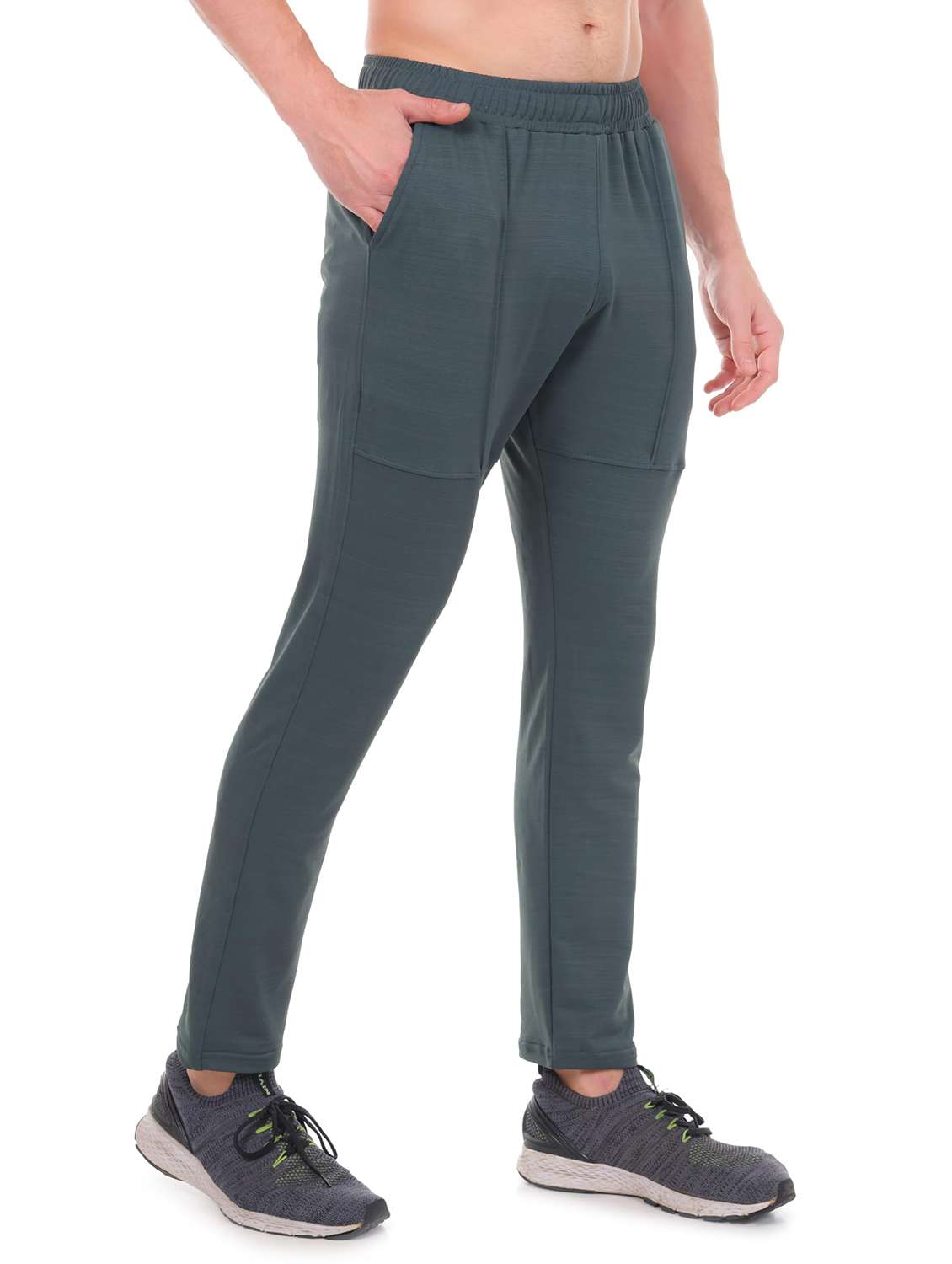 men self design mid rise regular fit track pant - 22615258 -  Standard Image - 2