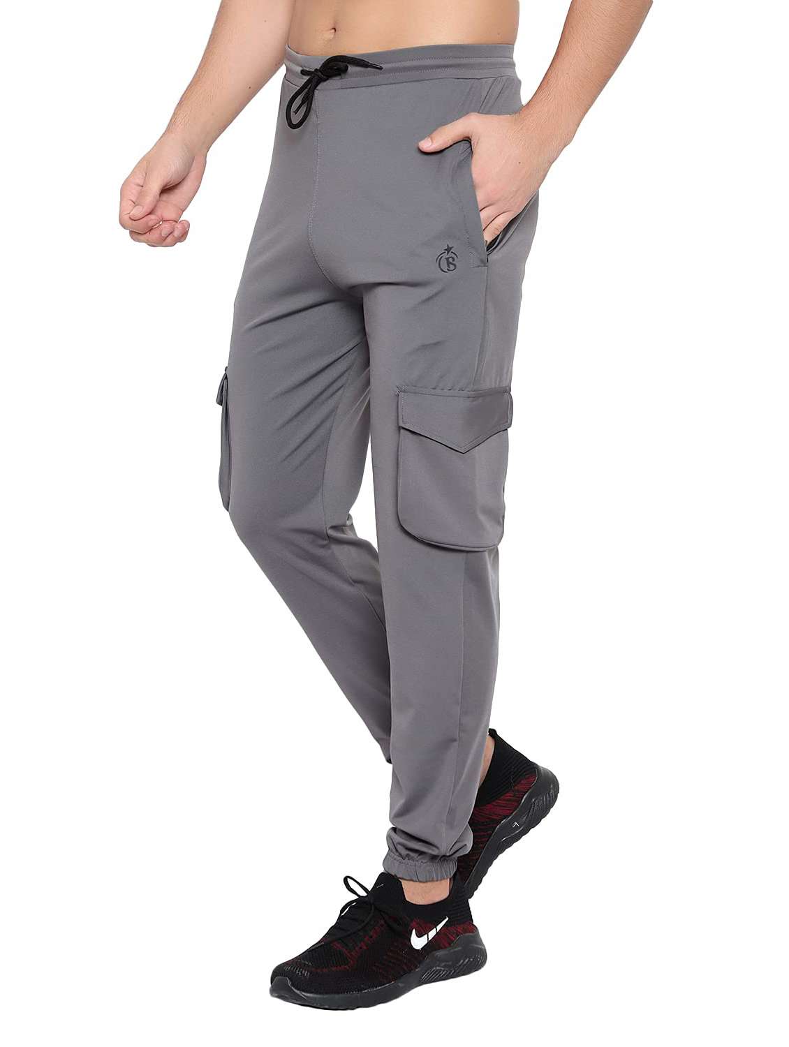 Men Solid Mid Rise Regular Fit Jogger - 22615270 -  Standard Image - 2
