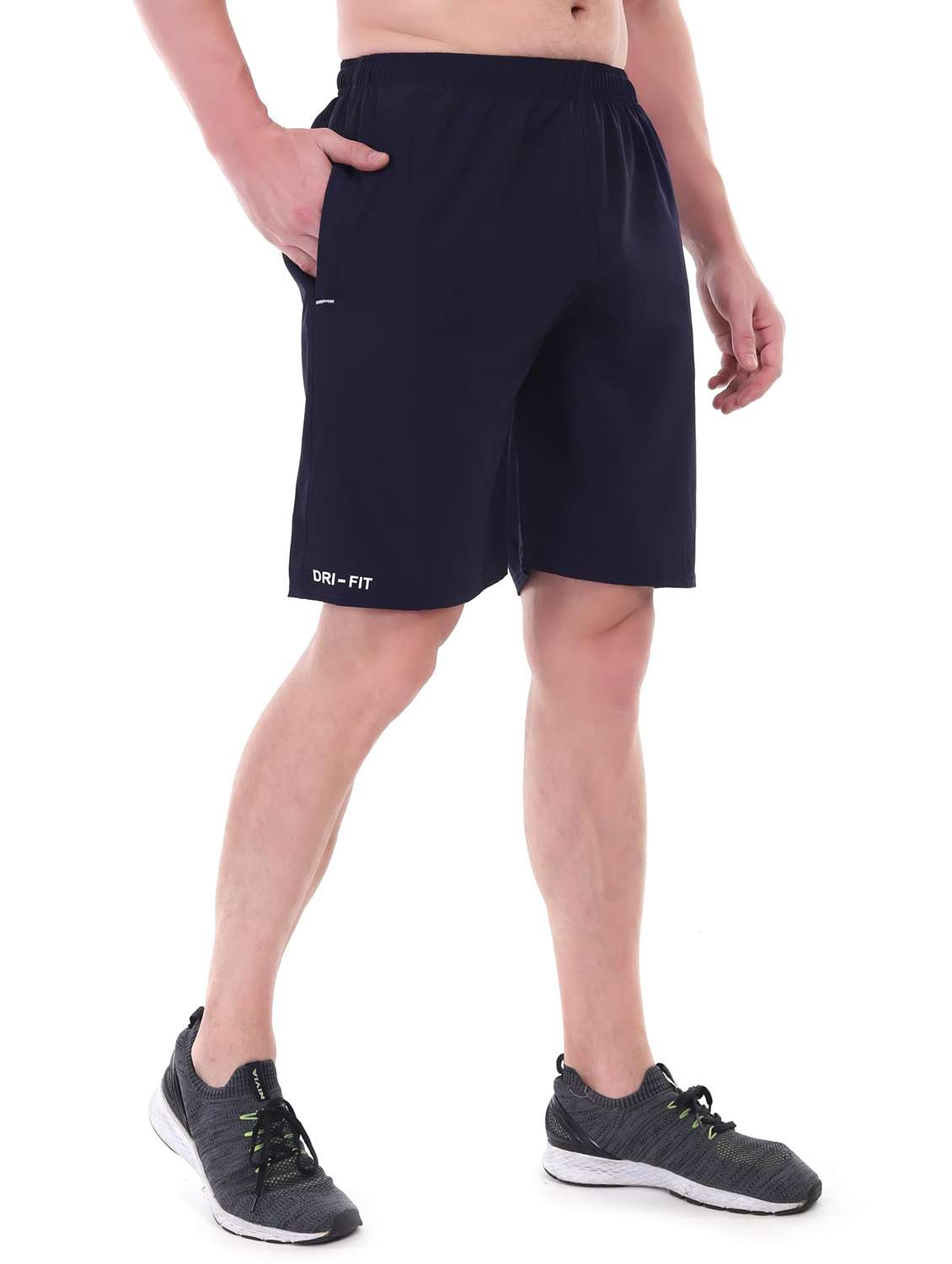 Men Solid Mid Rise Regular Fit Shorts - 22615308 -  Standard Image - 2