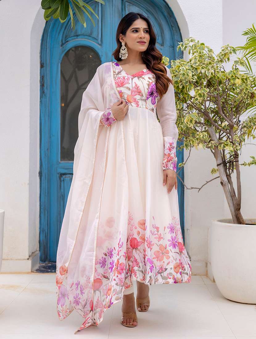 Women Printed Long Sleeves Kurta Legging Set With Dupatta - 22615477 -  Standard Image - 2