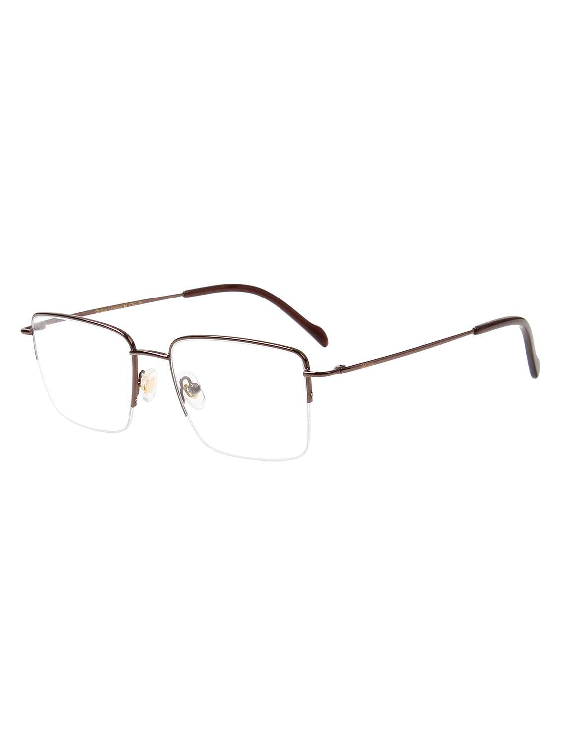 ted smith unisex brown half rim rectangle frame - 22615490 -  Standard Image - 2