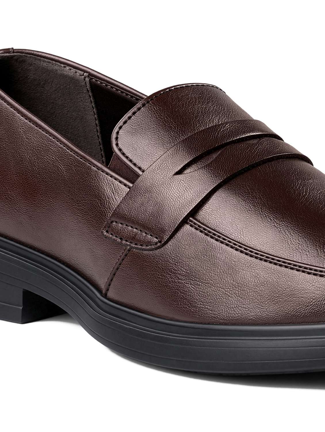 men solid slip on formal shoes - 22615673 -  Standard Image - 2