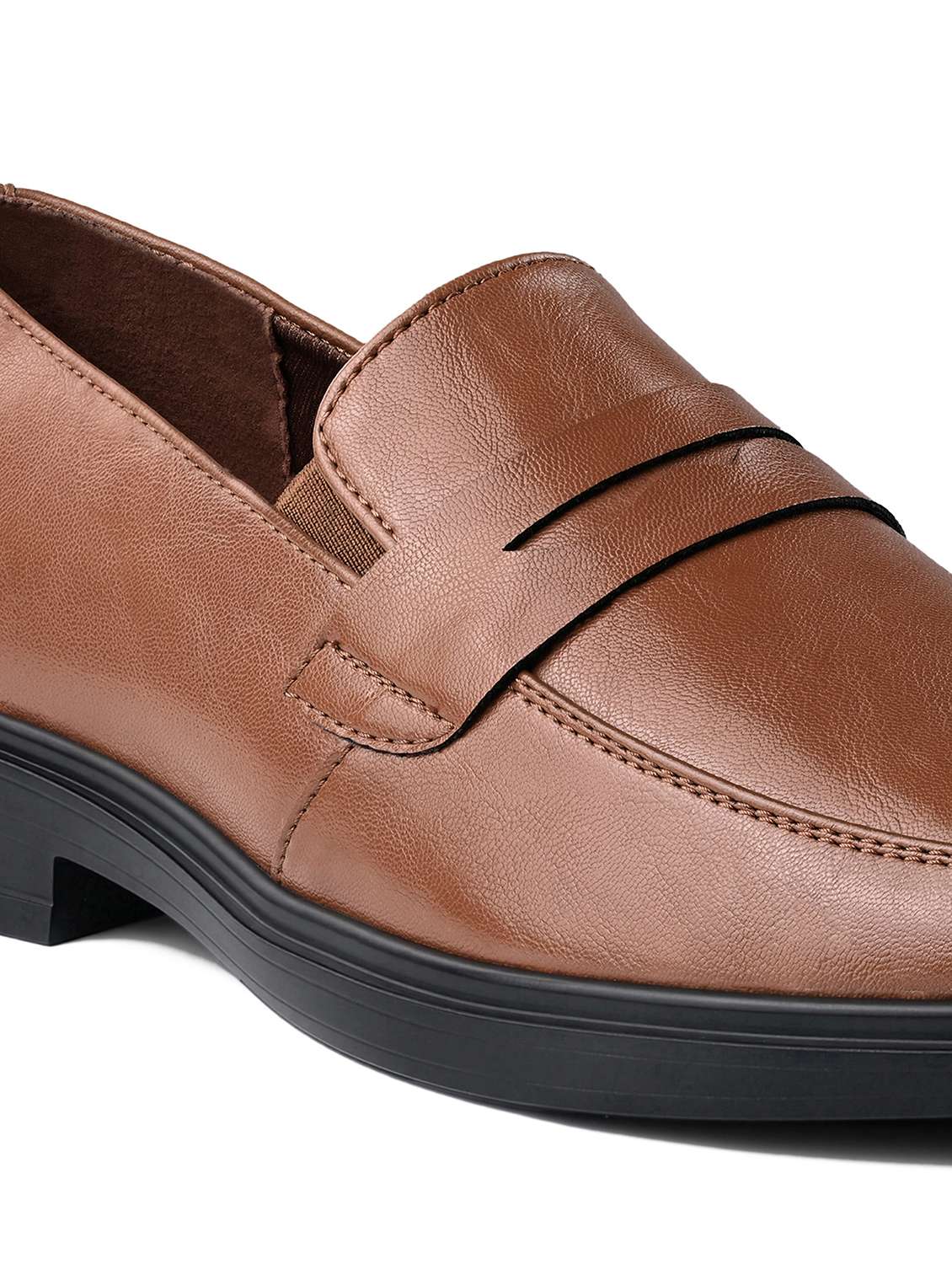 Men Solid Slip On Formal Shoes - 22615674 -  Standard Image - 2