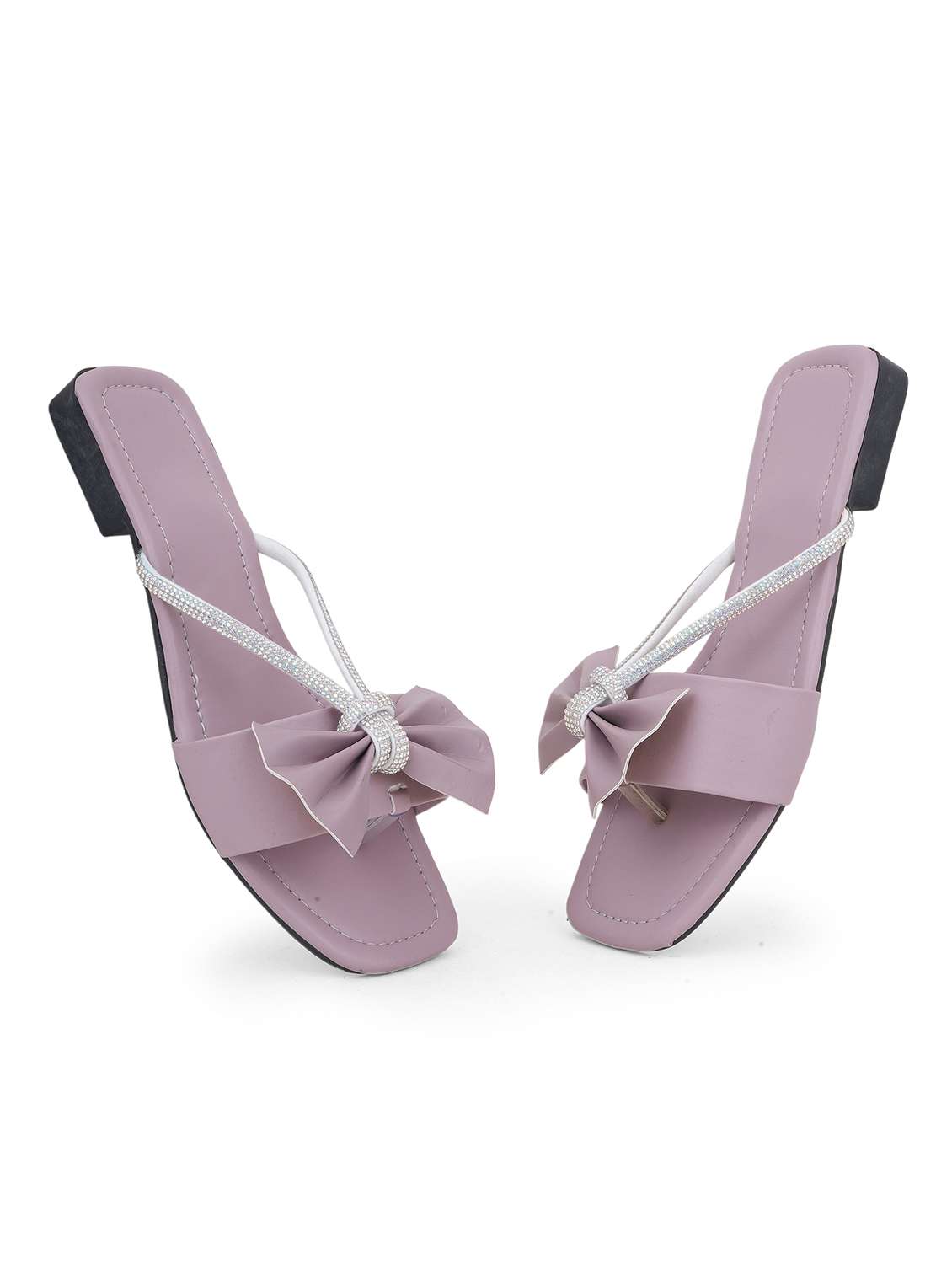 women embellished toe separator flats - 22616207 -  Standard Image - 2