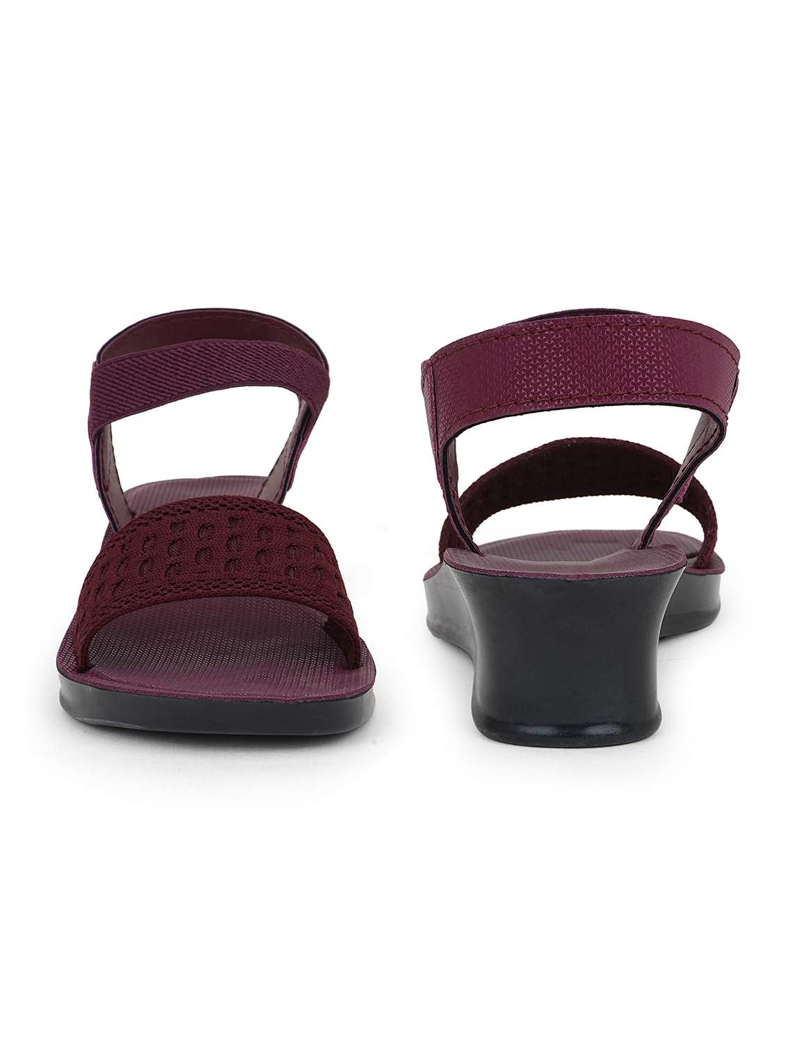 women textured ankle strap wedges - 22616219 -  Standard Image - 2