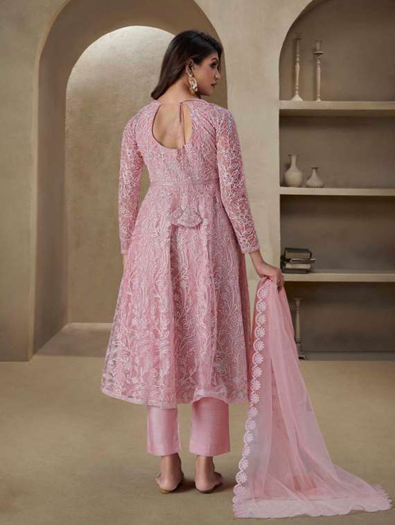 women embroidered long sleeves kurta pant set with dupatta - 22616693 -  Standard Image - 2