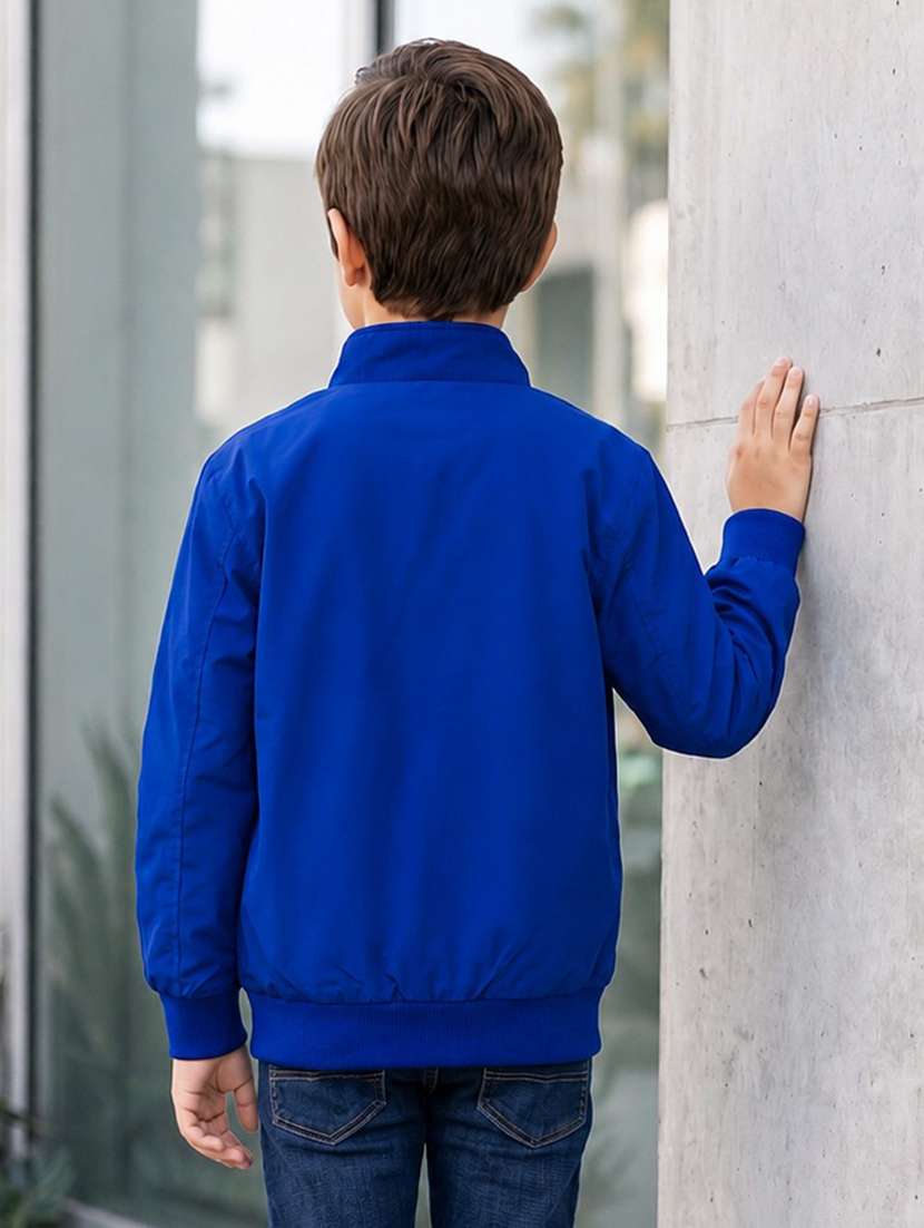 boys typographic long sleeves bomber jacket - 22616725 -  Standard Image - 2
