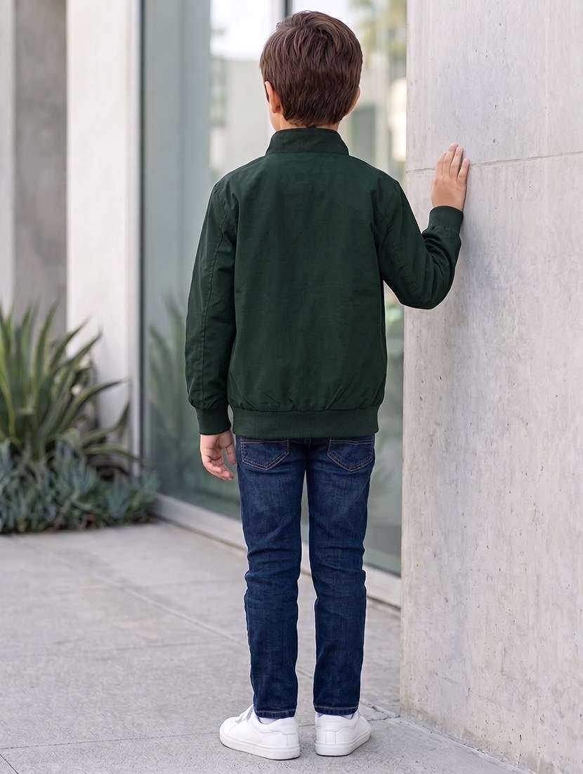 boys typographic long sleeves bomber jacket - 22616729 -  Standard Image - 2