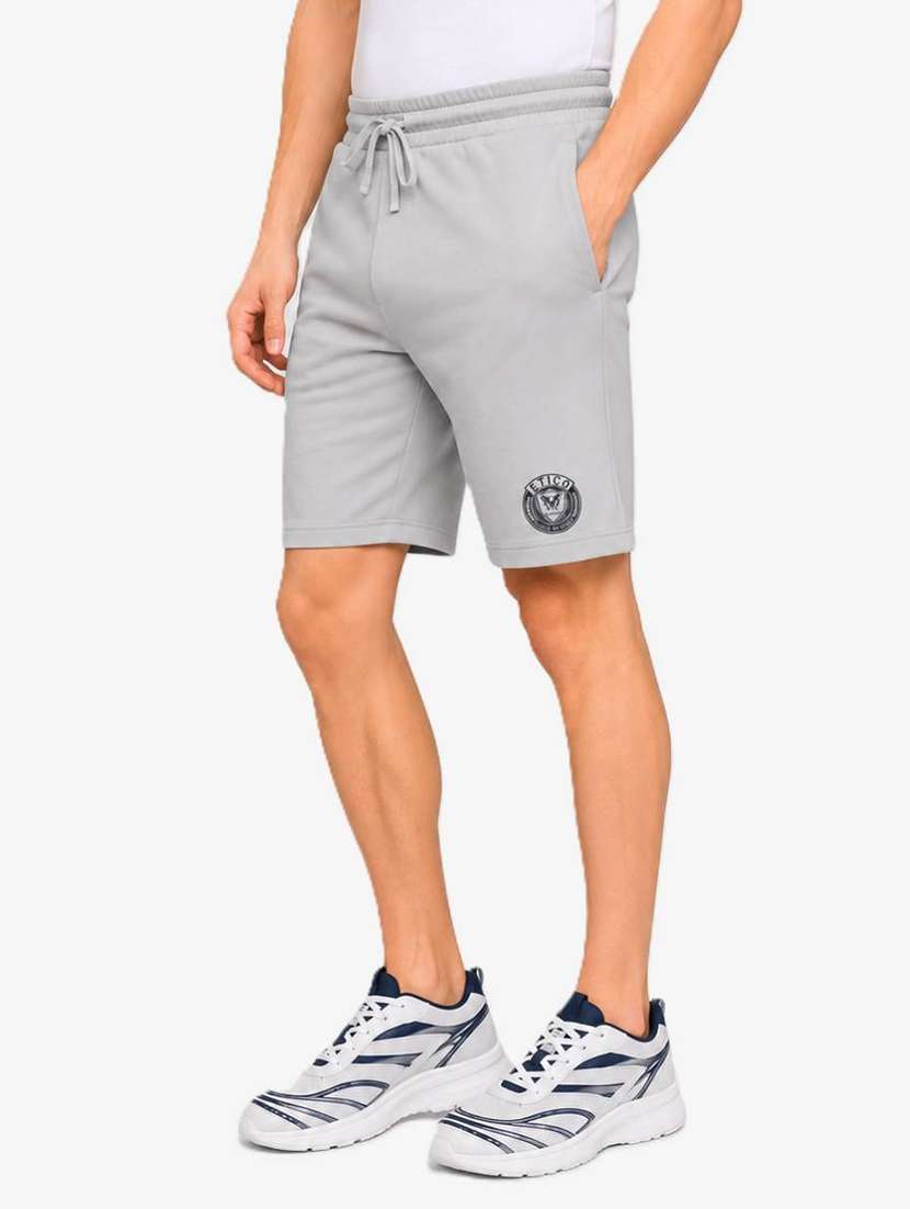 Men Placement Printed Mid Rise Regular Fit Shorts - 22616848 -  Standard Image - 2