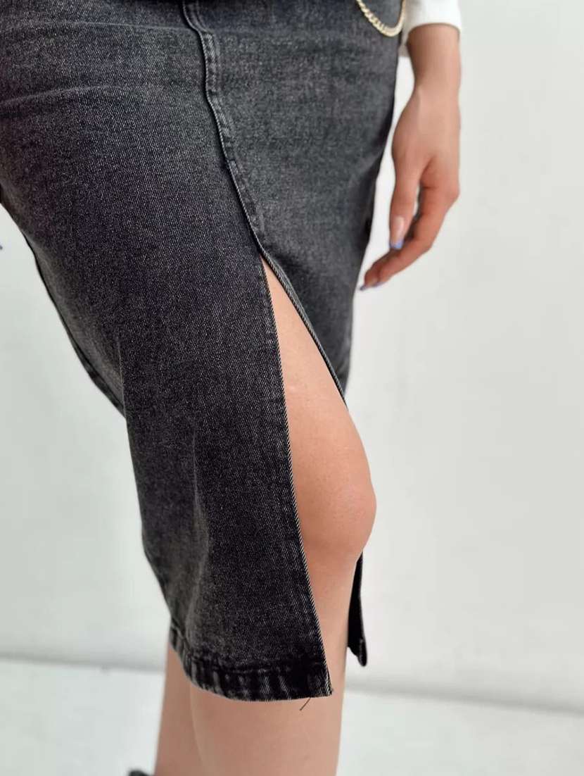 Women Solid High Rise Pencil Skirt - 22617030 -  Standard Image - 2