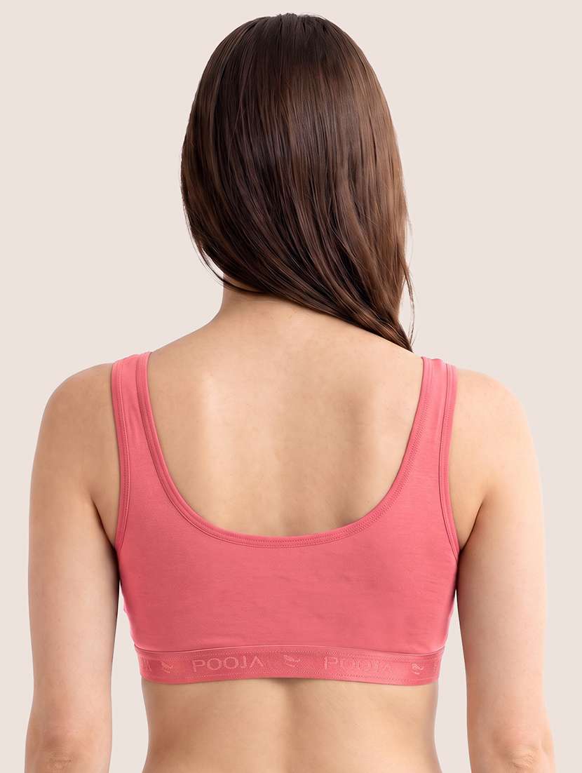 women pack of 2 solid full coverage sports bra - 22617127 -  Standard Image - 2