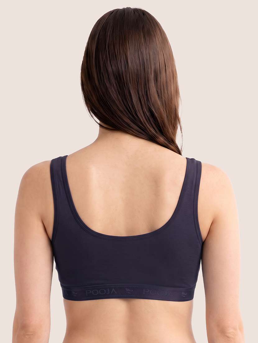 women pack of 3 solid full coverage sports bra - 22617130 -  Standard Image - 2