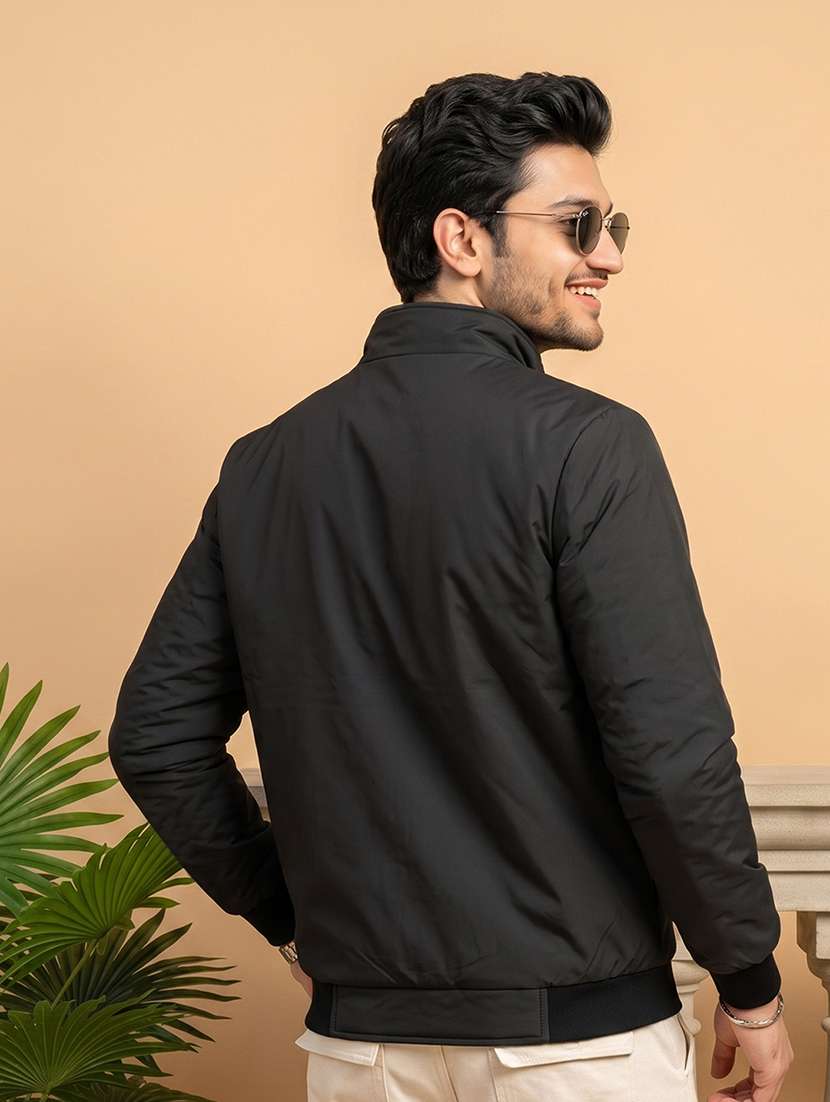 men solid long sleeves reversible jacket - 22618483 -  Standard Image - 2