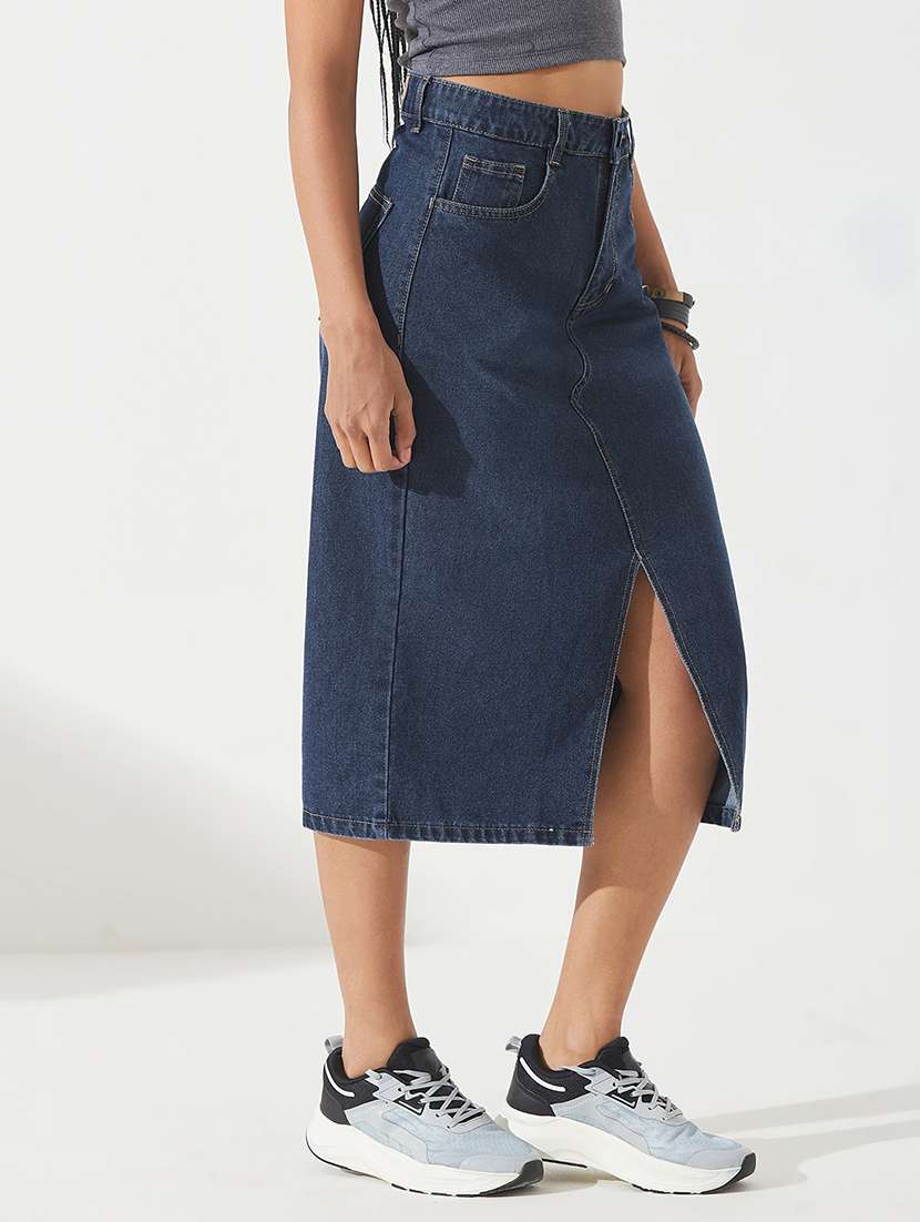 Women Solid High Rise A-line Shorts - 22618781 -  Standard Image - 2