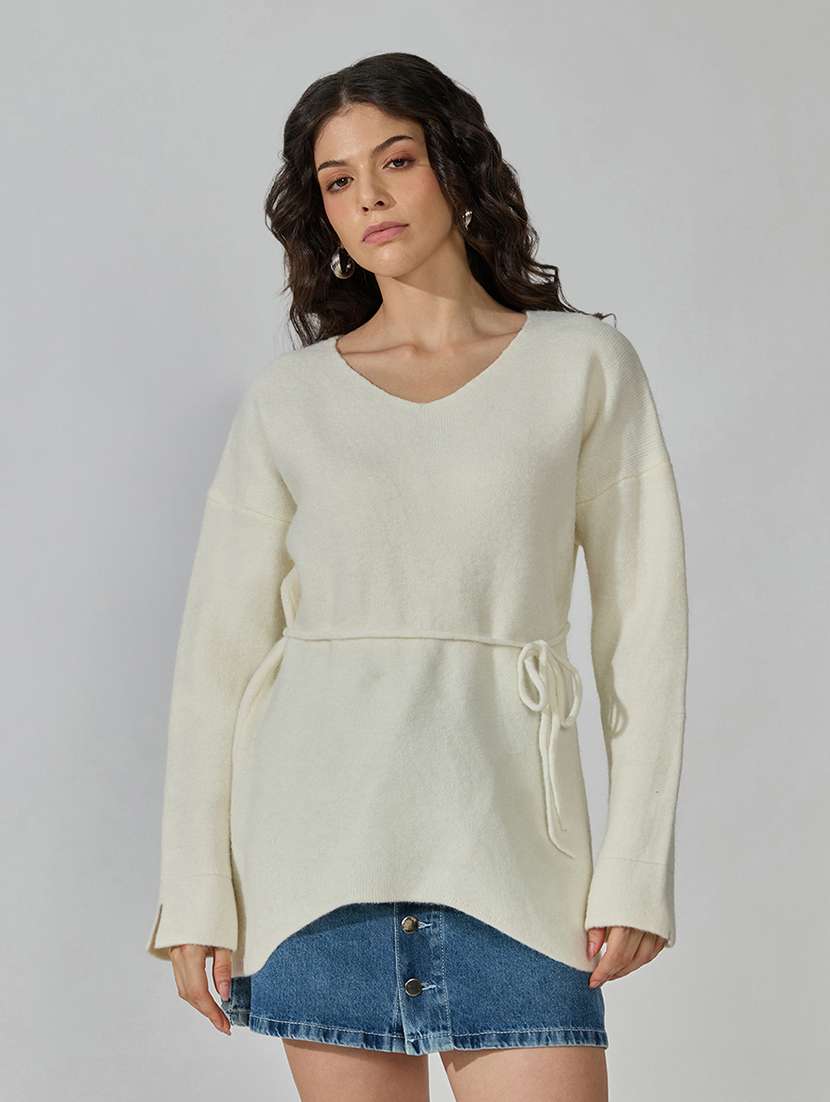 women solid long sleeves regular top - 22619443 -  Standard Image - 2