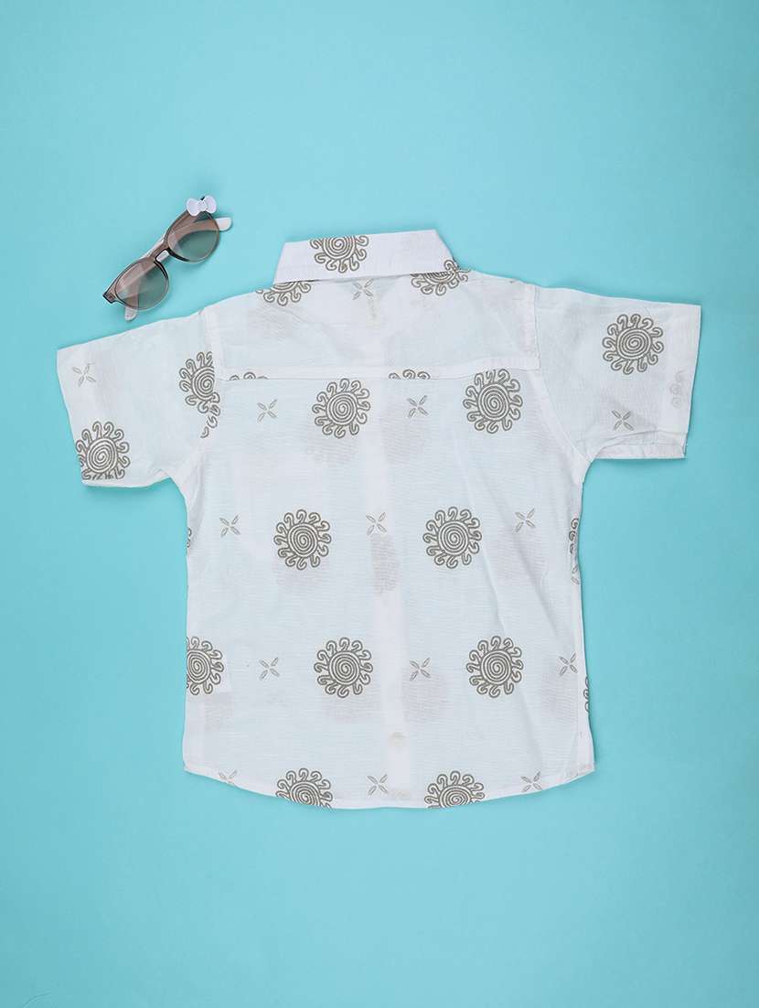 Boys Printed Short Sleeves Regular Shirt - 22619675 -  Standard Image - 2