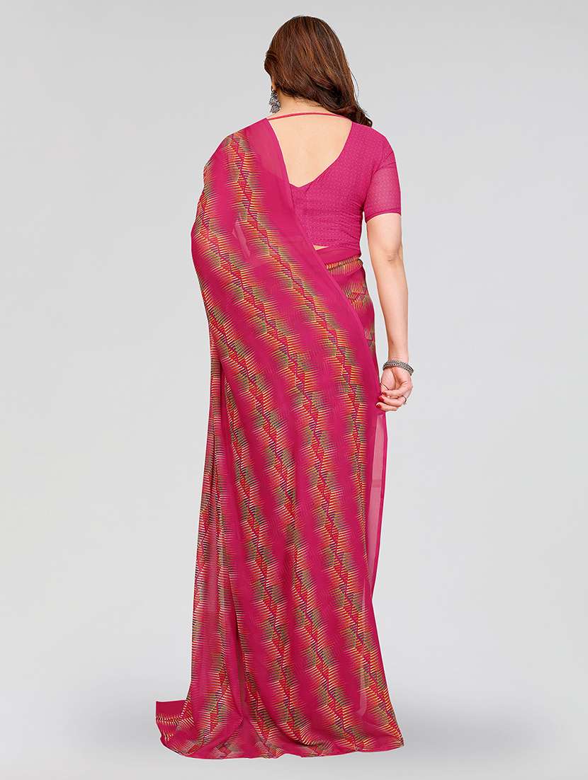 women pack of 2 printed combo saree with blouse - 22623842 -  Standard Image - 2
