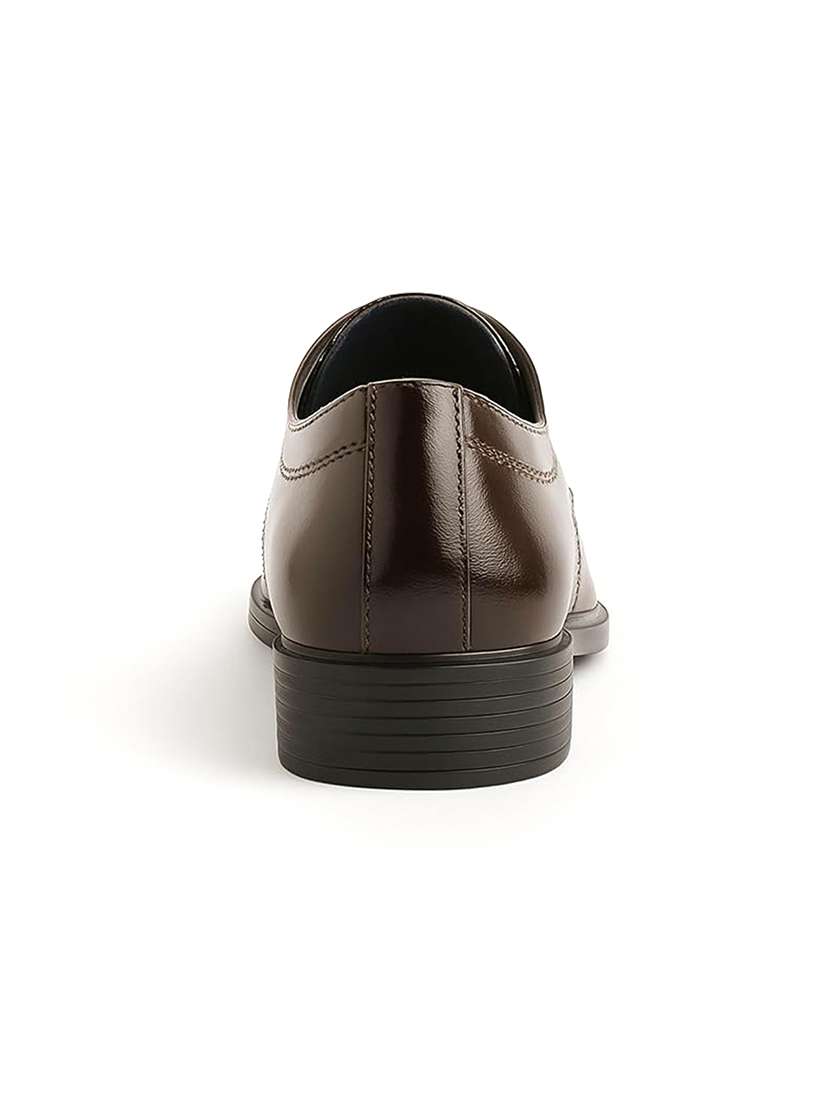 men solid lace up derby shoes - 22624746 -  Standard Image - 2