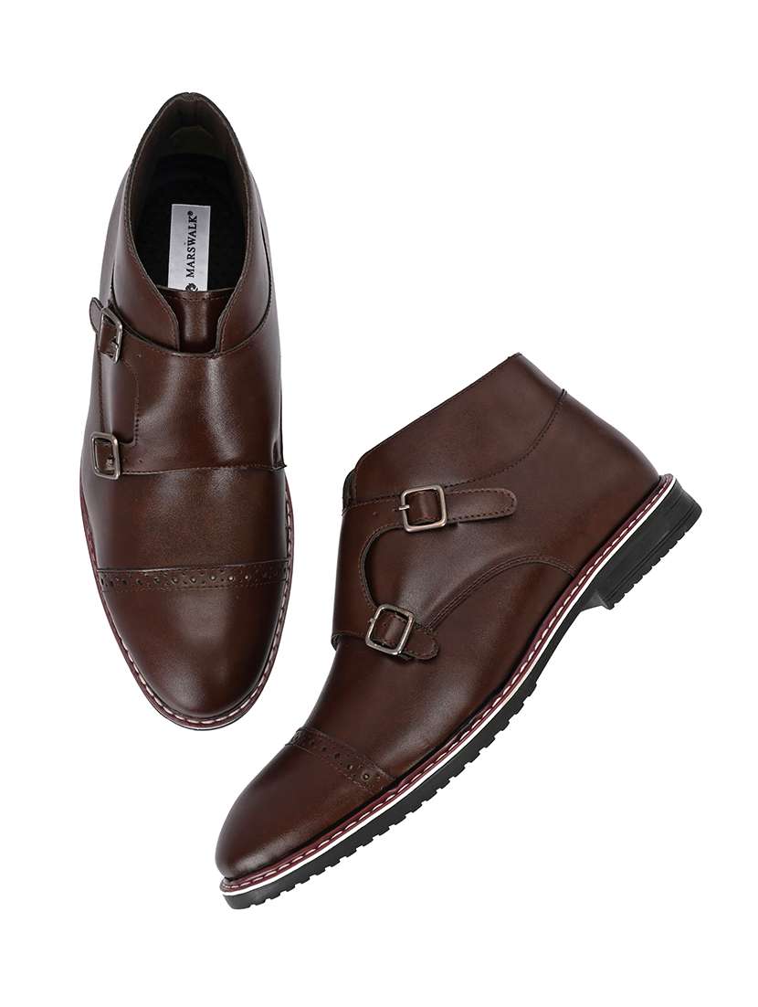 men solid low ankle monk boots - 22624756 -  Standard Image - 2