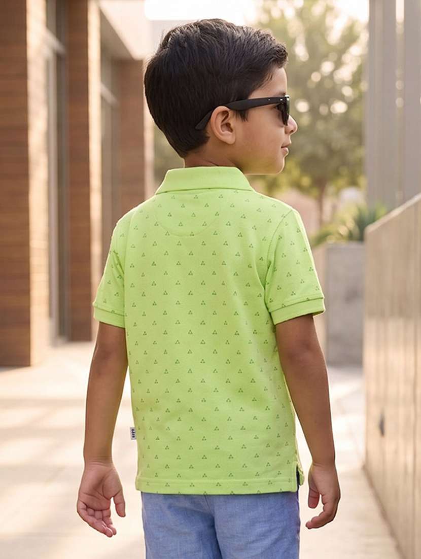 boys printed short sleeves polo t-shirt - 22624872 -  Standard Image - 2