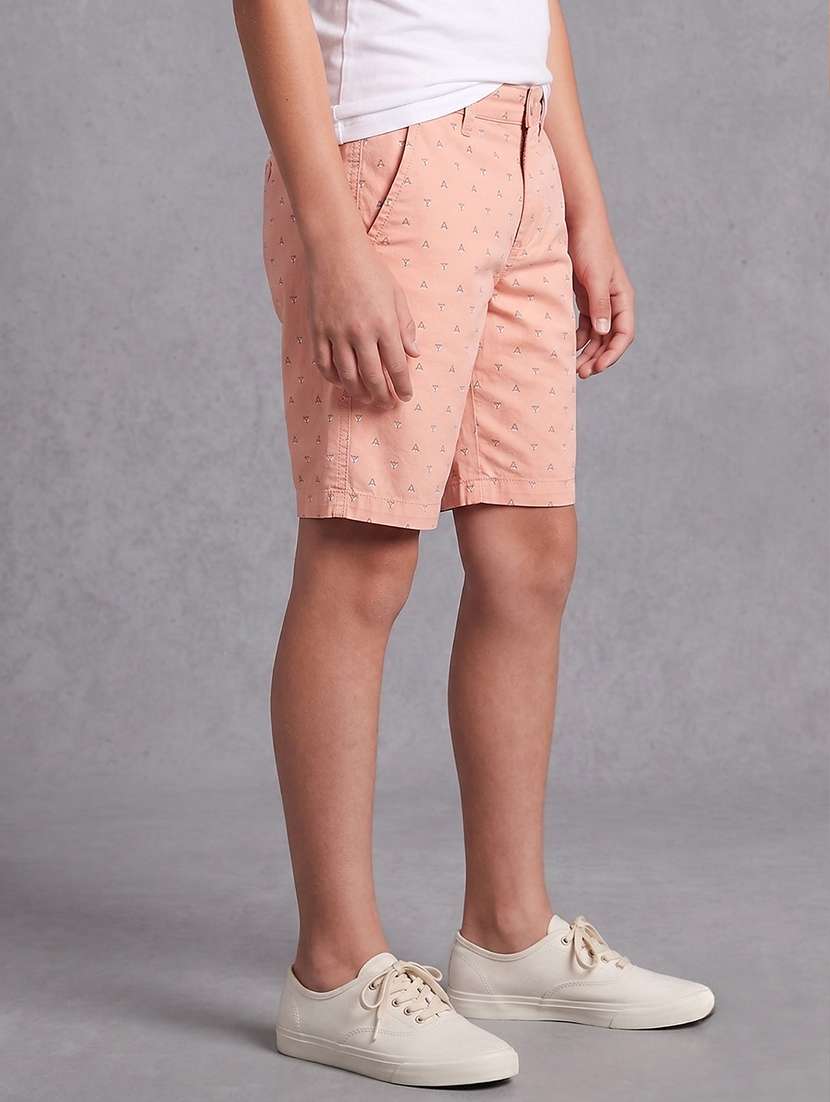 Boys Printed Mid Rise Regular Fit Shorts - 22625675 -  Standard Image - 2