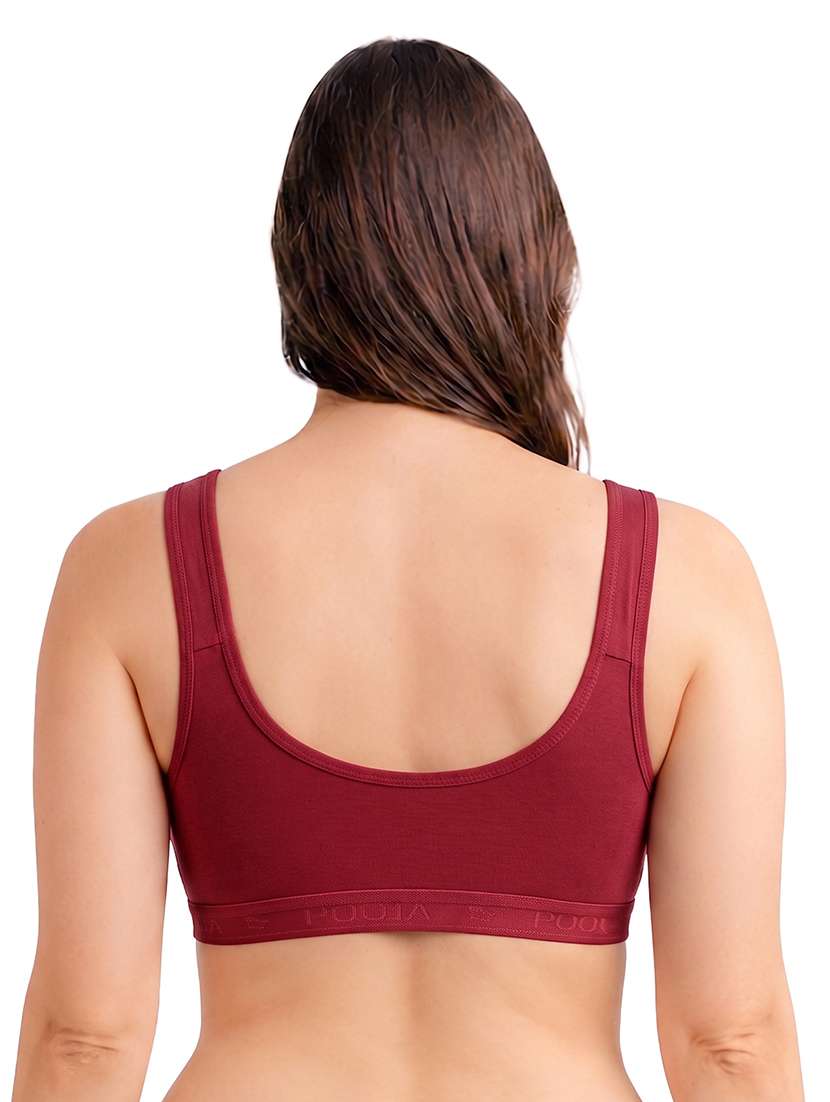 women pack of 3 solid full coverage sports bra - 22625717 -  Standard Image - 2