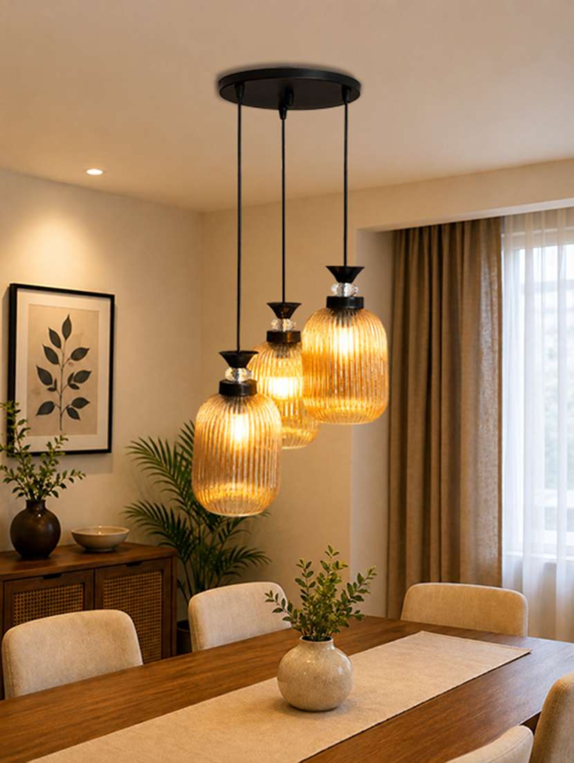 decorative 3-light cluster hanging light - 22626378 -  Standard Image - 2