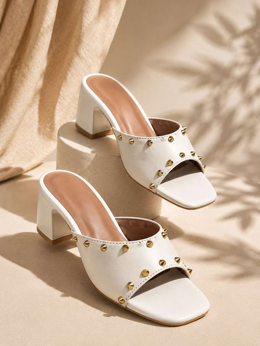 women embellished slip on sandal