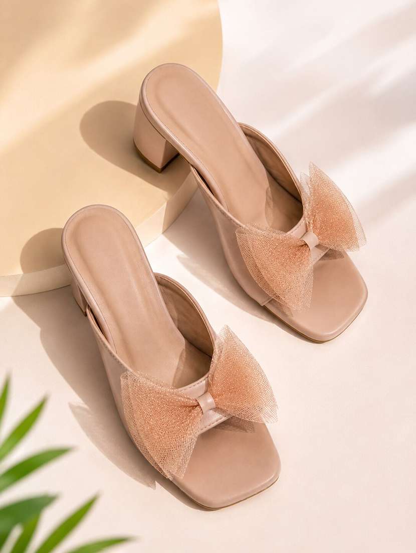 women embellished slip on sandal