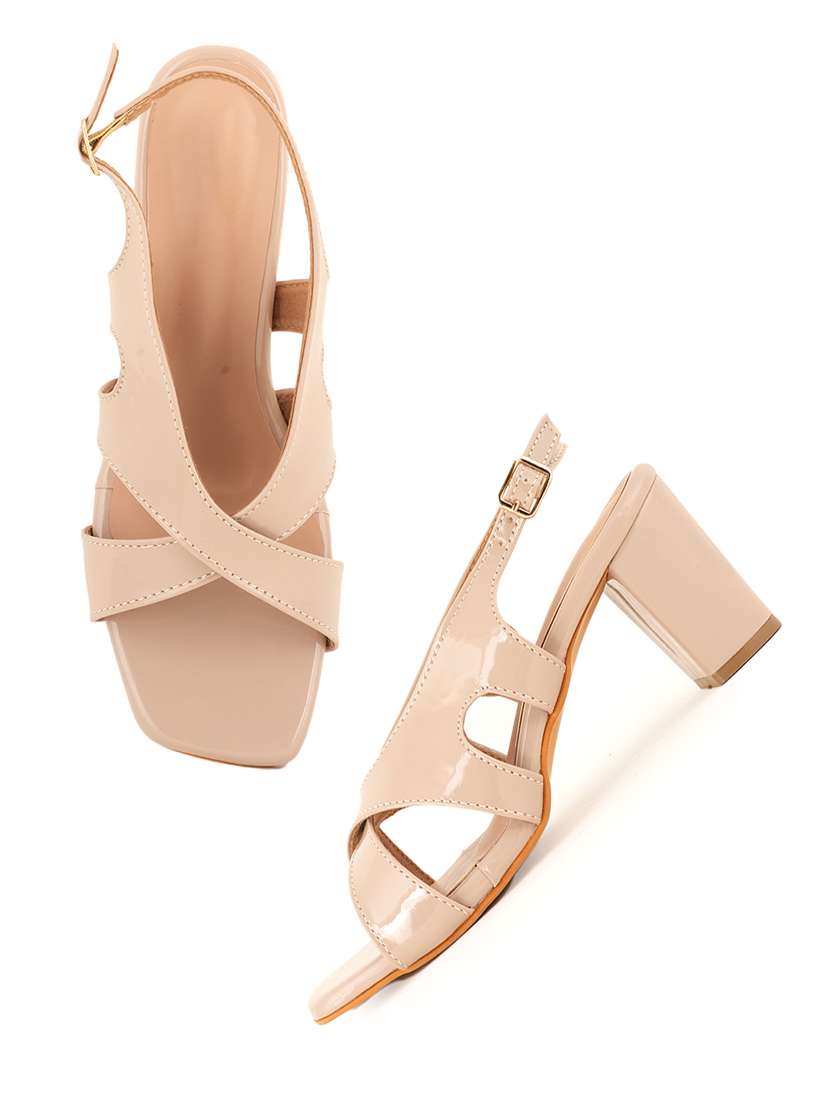 Women Solid Back Strap Sandal - 22627573 -  Standard Image - 2