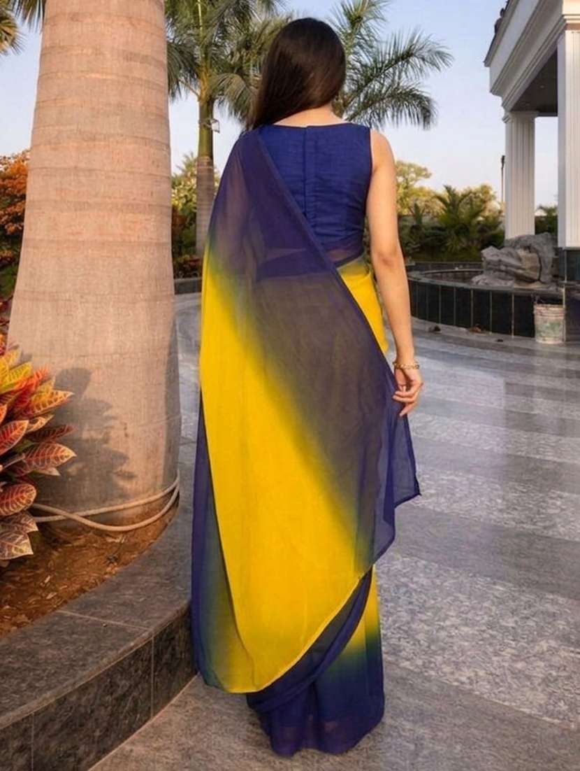 women ombre casual wear saree with blouse - 22627675 -  Standard Image - 2