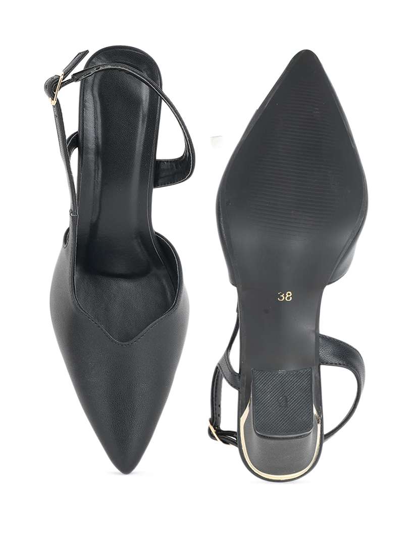 Women Solid Back Strap Sandal - 22627706 -  Standard Image - 2