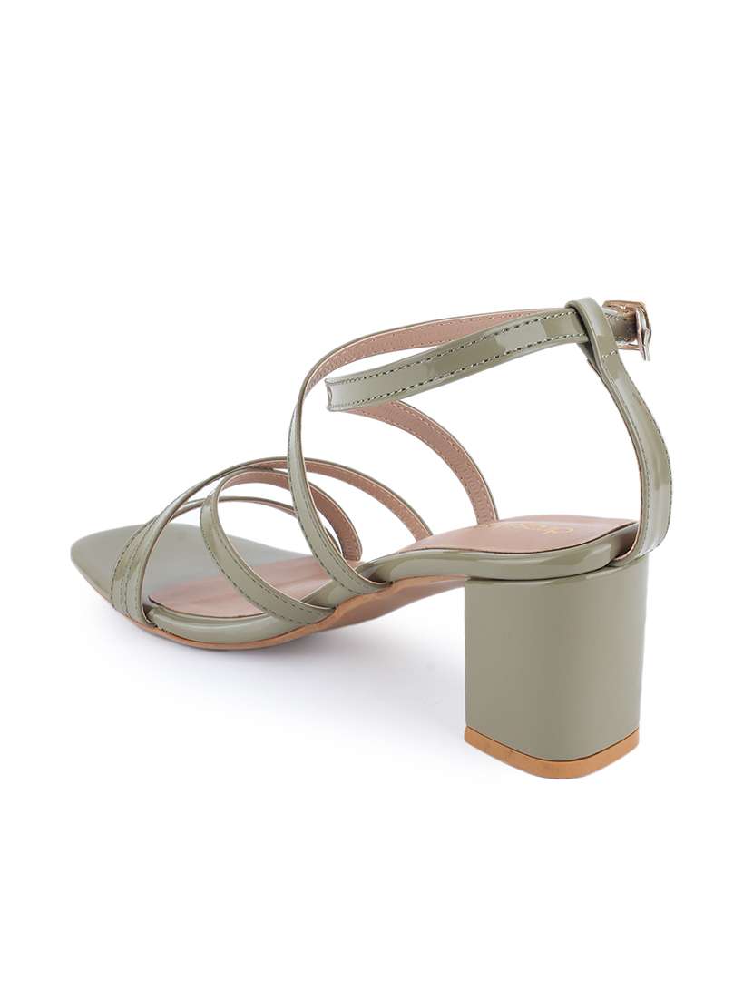 Women Solid Ankle Strap Sandal - 22627717 -  Standard Image - 2