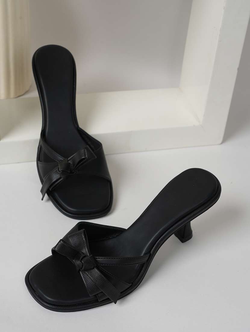 women solid slip on sandal