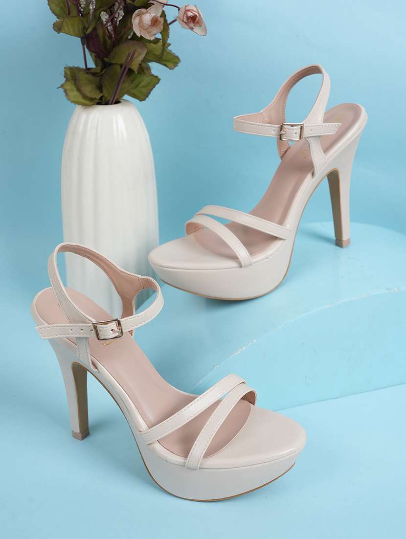 women solid ankle strap sandal