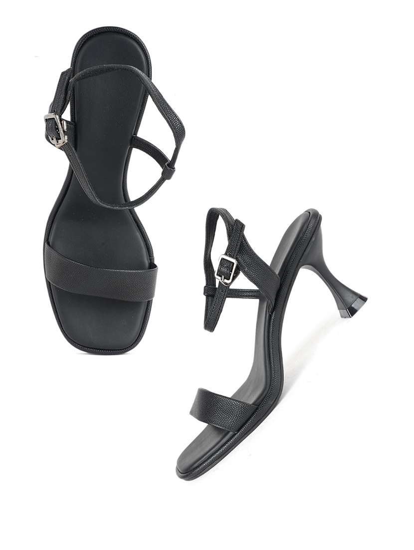 women solid ankle strap sandal