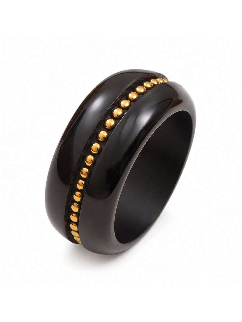 women beaded pattern wide resin bangle - 22627797 -  Standard Image - 2