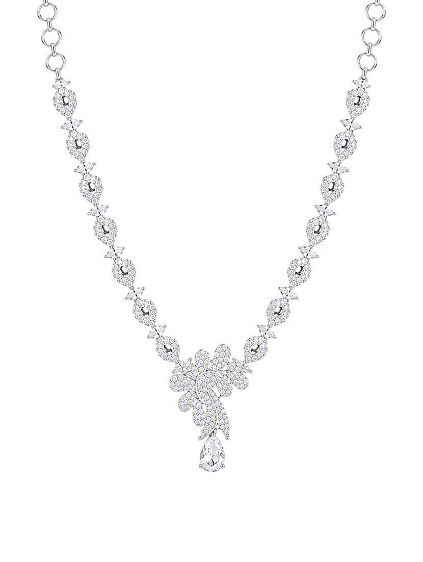 women stone necklace set with earrings - 22627824 -  Standard Image - 2
