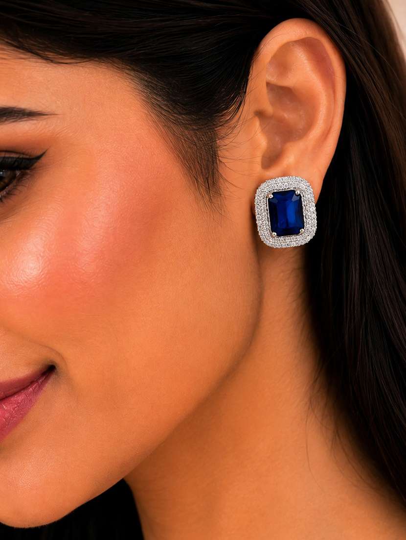 mesmerizing crystal blue studs - 22627885 -  Standard Image - 2