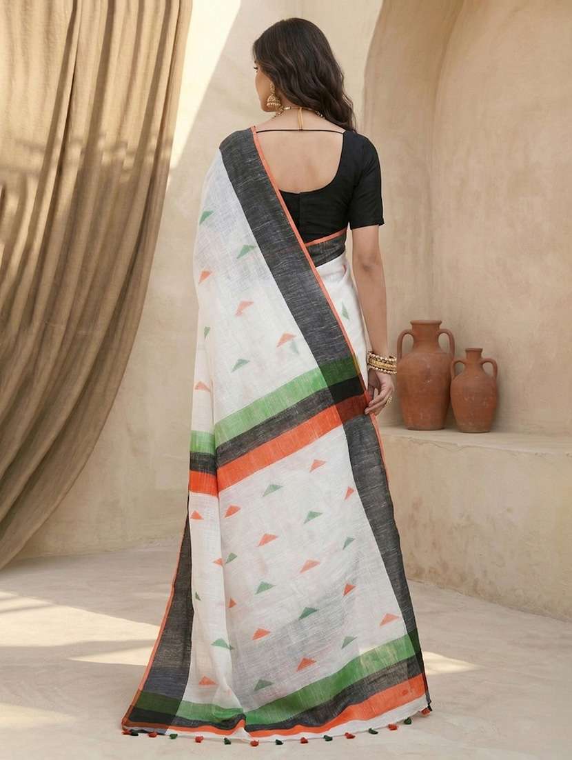 women self design handloom saree with blouse - 22637714 -  Standard Image - 2