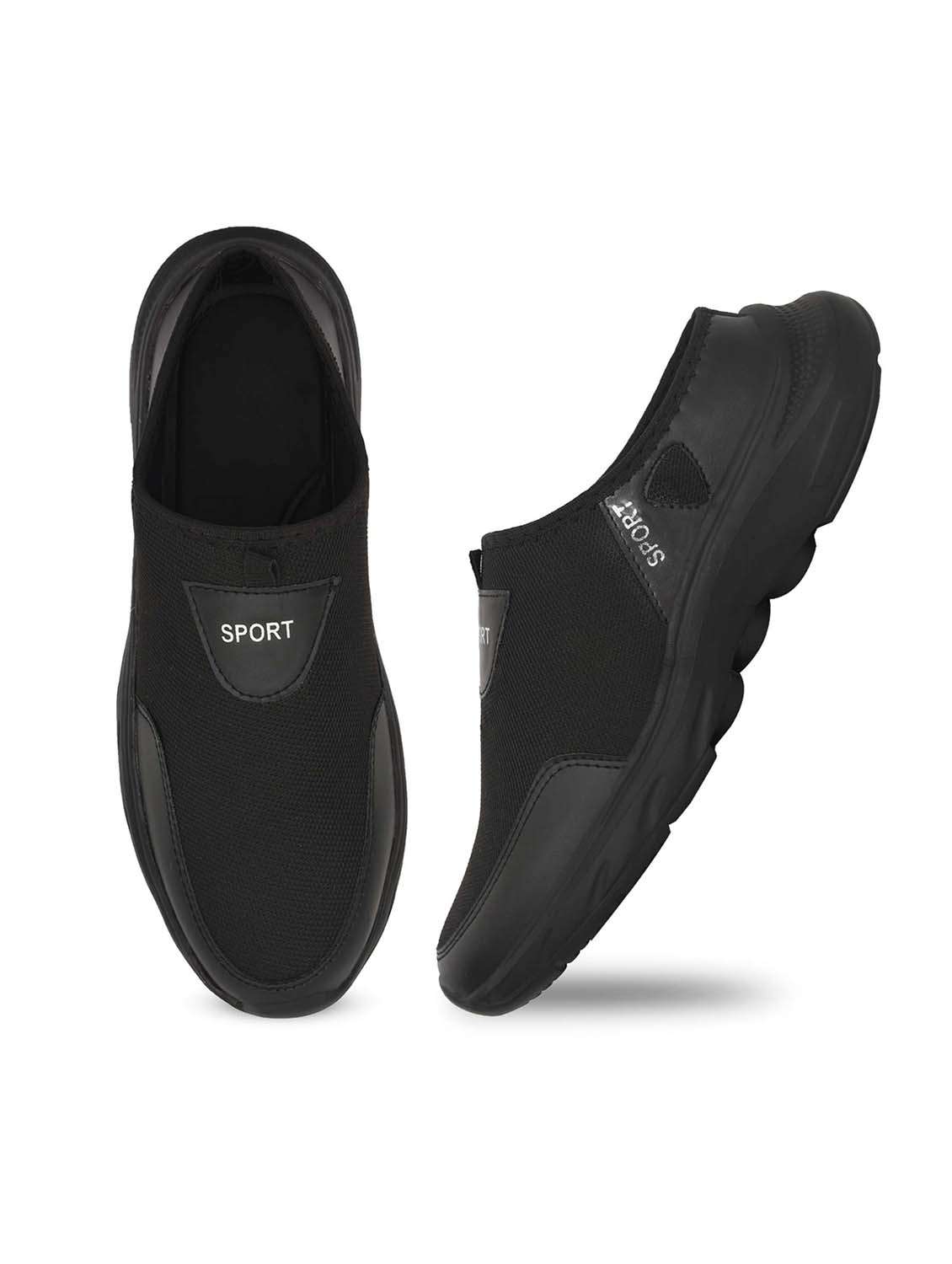 Men Black Slip On Casual Shoe - 22639117 -  Standard Image - 2