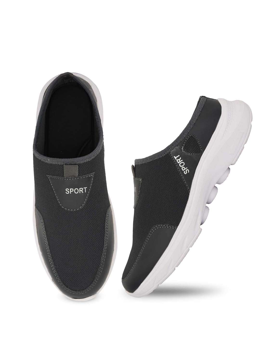 Men Grey Slip On Casual Shoes - 22639118 -  Standard Image - 2