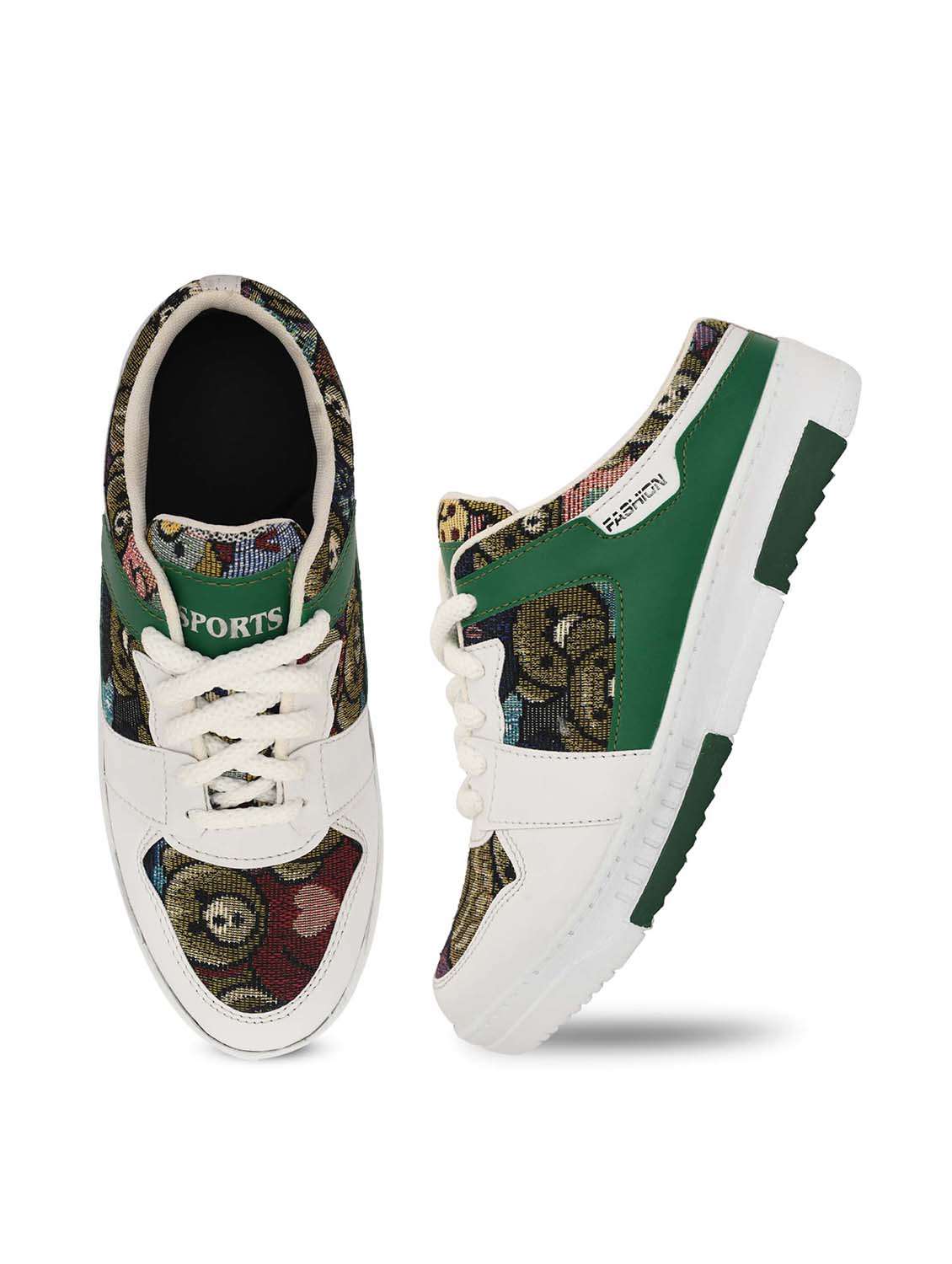 men green lace up sneaker - 22639119 -  Standard Image - 2