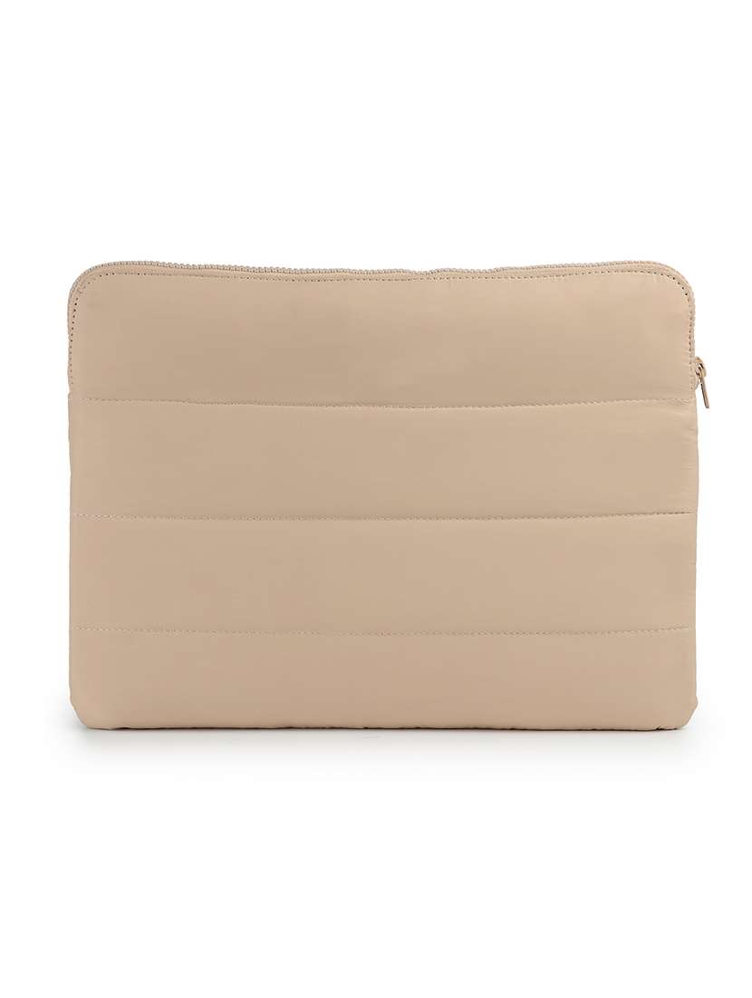 Blue Polyester Quilted Zip Laptop Sleeve - 22642552 -  Standard Image - 2