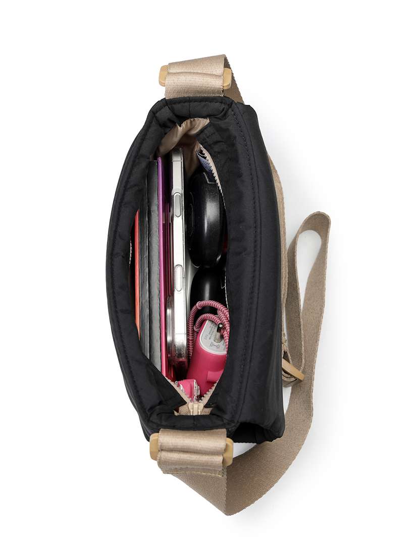 Women Textured Sling Bag With Adjustable Strap - 22642578 -  Standard Image - 2