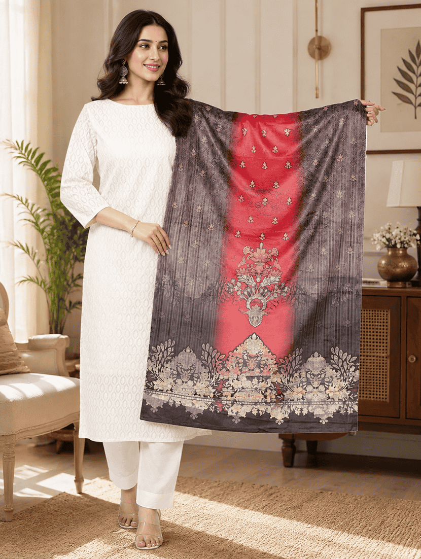 Women Printed Winter Shawl - 22642680 -  Standard Image - 2