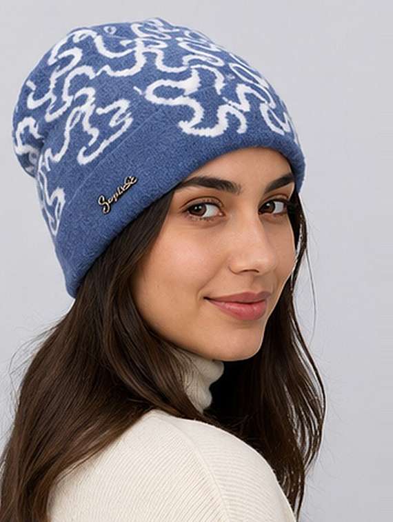 Women Self Design Winter Beanie Cap - 22642702 -  Standard Image - 2