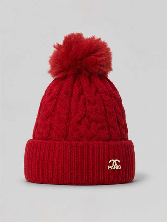 women self design woollen winter cap - 22642758 -  Standard Image - 2