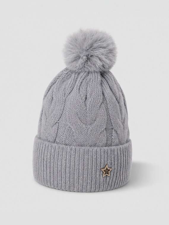 women self design woollen winter cap - 22642762 -  Standard Image - 2